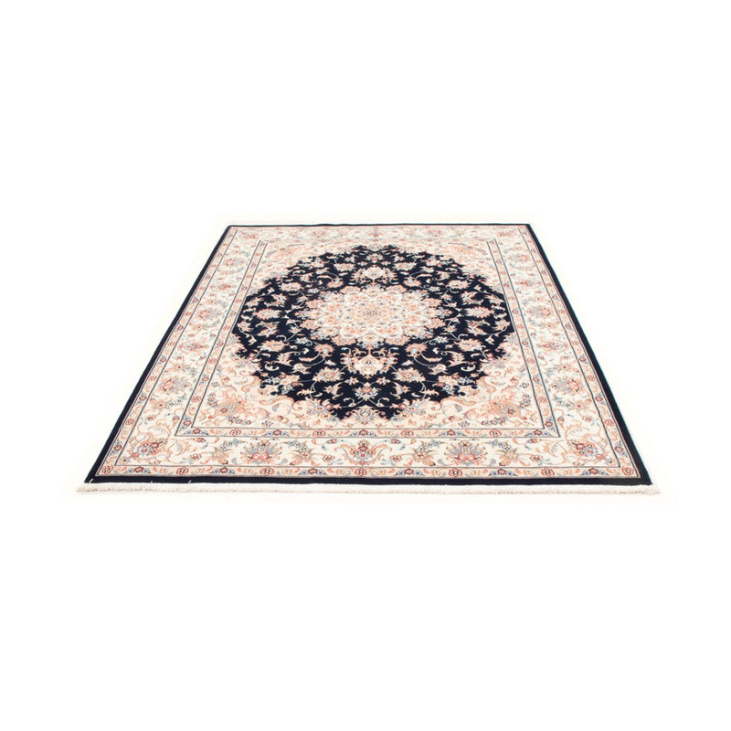 Tapis persan - Tabriz - Royal - 200 x 149 cm - bleu foncé