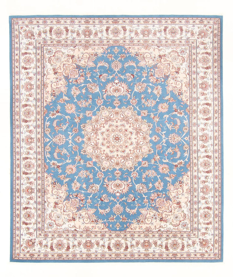 Tapis persan - Tabriz - Royal - 253 x 197 cm - bleu clair