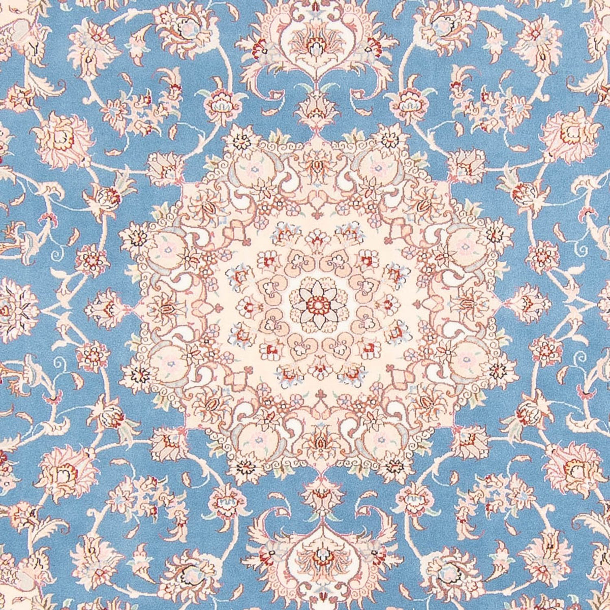 Tapis persan - Tabriz - Royal - 253 x 197 cm - bleu clair