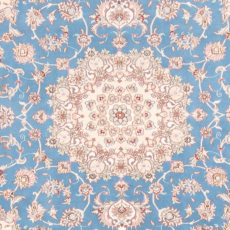 Tapis persan - Tabriz - Royal - 253 x 197 cm - bleu clair