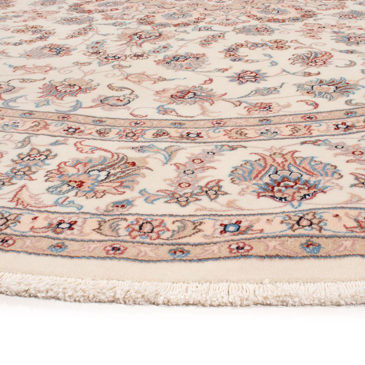 Tapis persan - Tabriz - Royal ronde  - 248 x 248 cm - crème