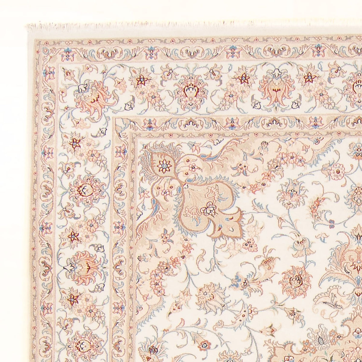Tapis persan - Tabriz - Royal - 243 x 198 cm - crème