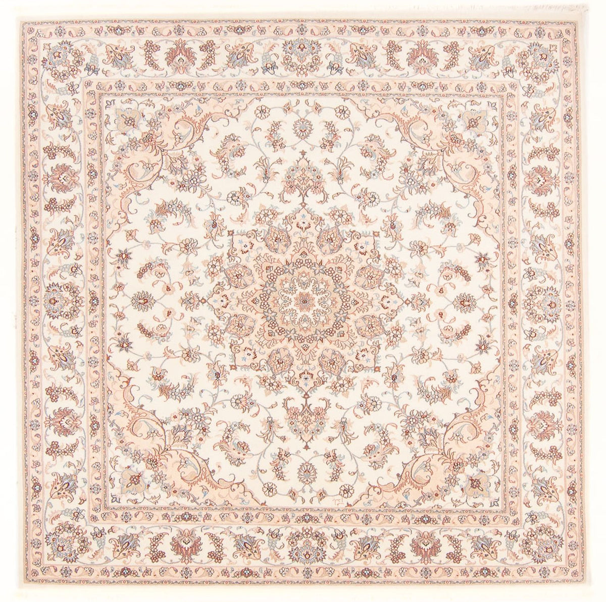 Tapis persan - Tabriz - Royal carré  - 208 x 197 cm - crème