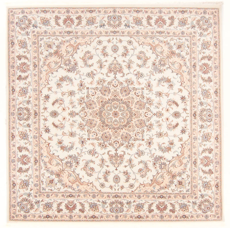 Tapis persan - Tabriz - Royal carré  - 208 x 197 cm - crème