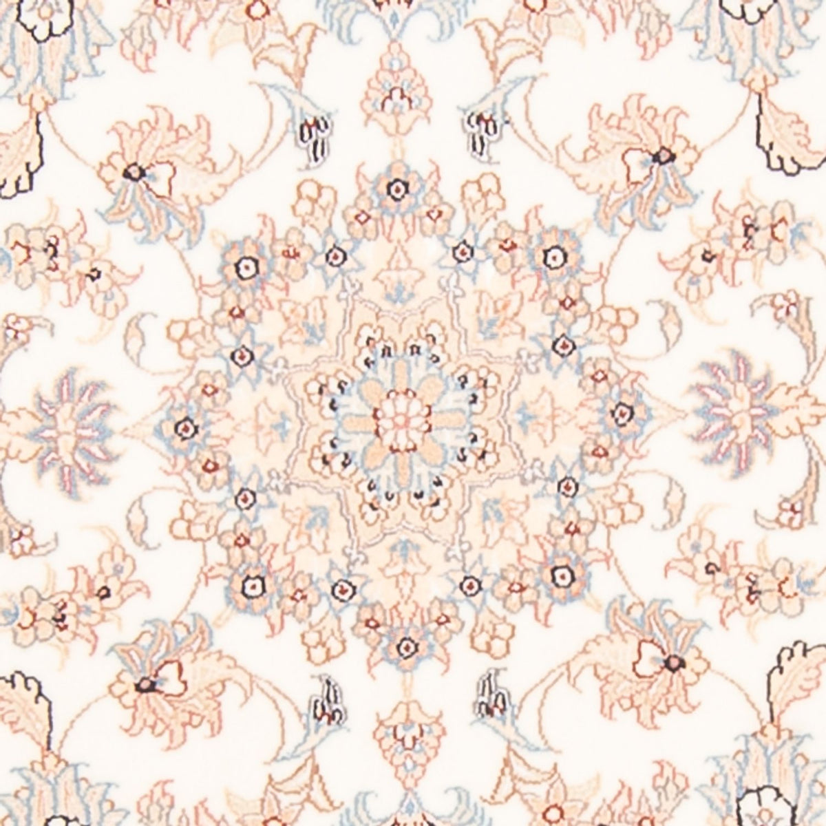 Tapis de couloir Tapis persan - Tabriz - Royal - 254 x 81 cm - crème