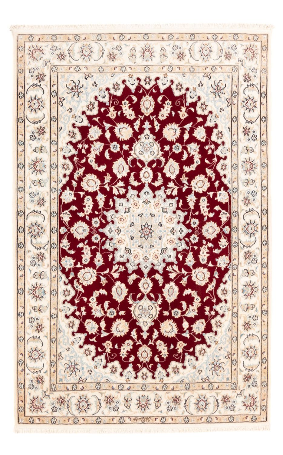 Tapis persan - Nain - Premium - 178 x 122 cm - rouge