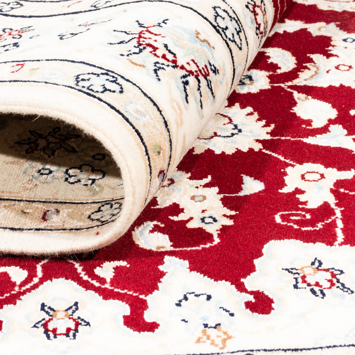 Tapis persan - Nain - Premium - 178 x 122 cm - rouge