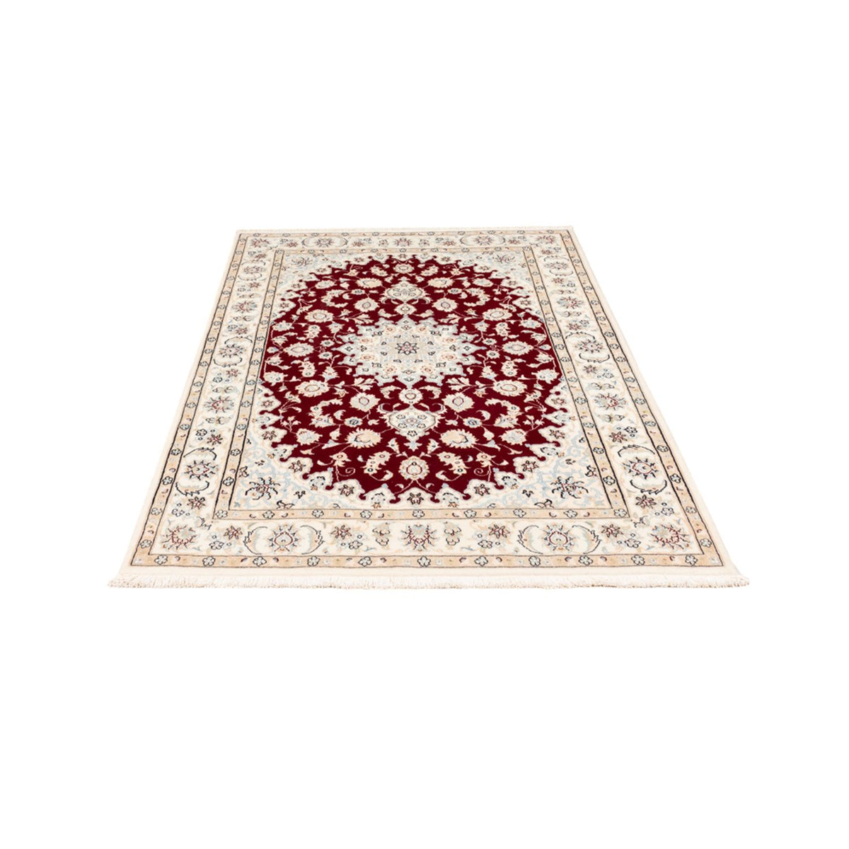 Tapis persan - Nain - Premium - 178 x 122 cm - rouge