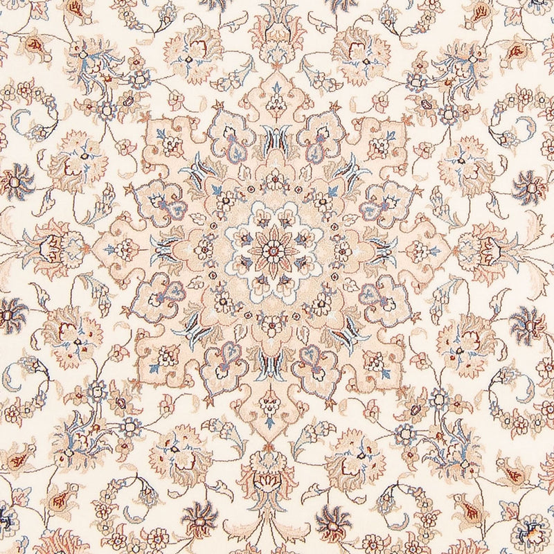 Tapis persan - Tabriz - Royal ronde  - 199 x 197 cm - crème