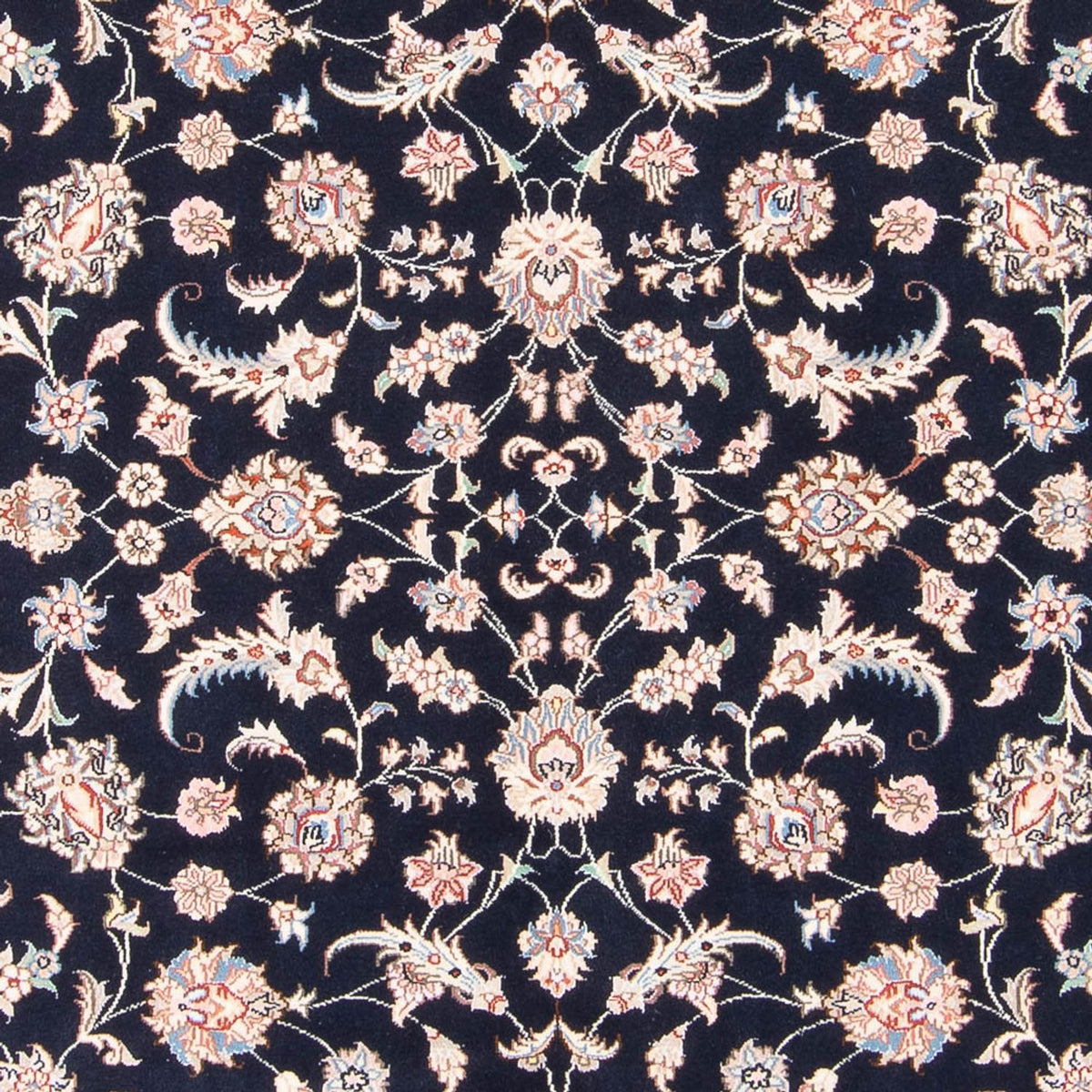Tapis persan - Tabriz - Royal - 201 x 153 cm - bleu foncé