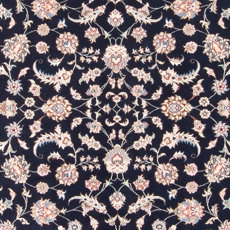 Tapis persan - Tabriz - Royal - 201 x 153 cm - bleu foncé
