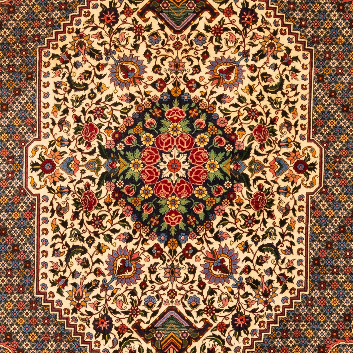 Tapis persan - Nomadic - 305 x 206 cm - beige foncé
