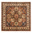 Tapis persan - Nomadic carré - 207 x 199 cm - beige foncé