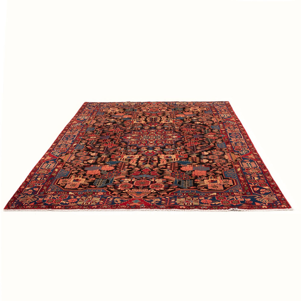 Tapis persan - Nomadic - 280 x 198 cm - bleu foncé