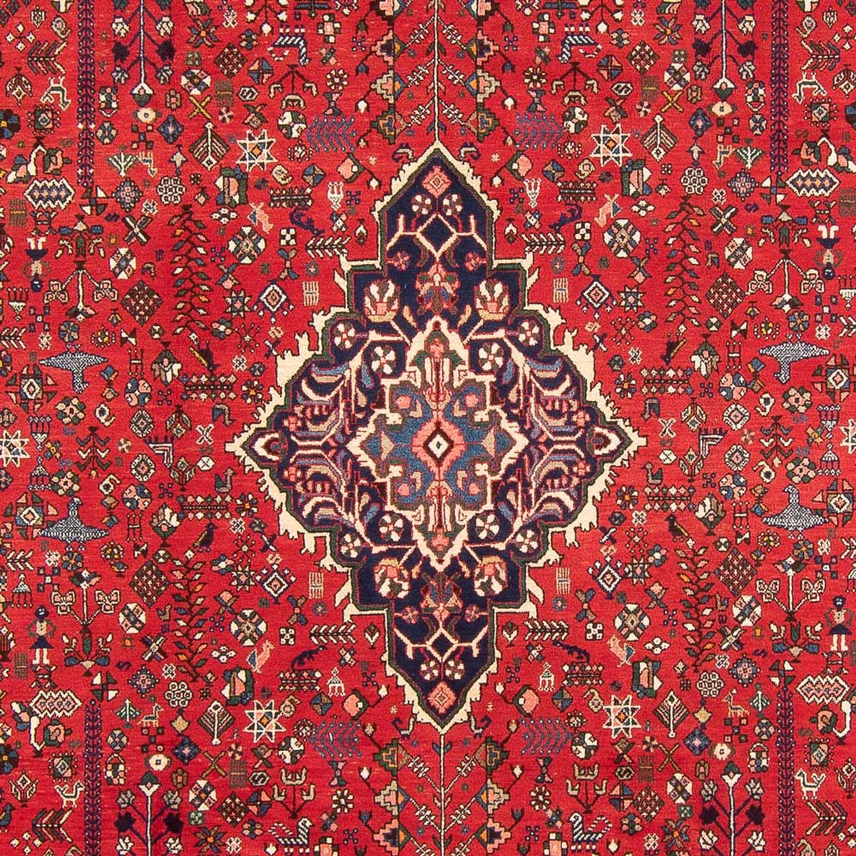 Tapis persan - Nomadic - 310 x 207 cm - rouge