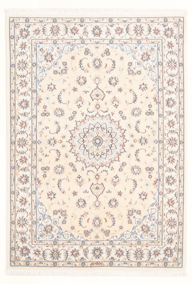 Tapis persan - Nain - Royal - 172 x 118 cm - crème