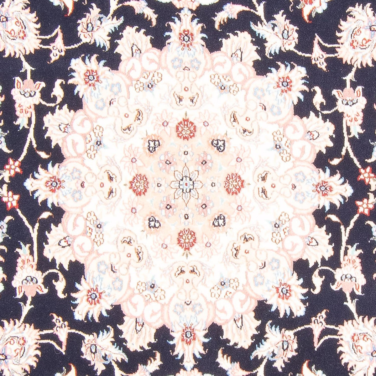 Tapis persan - Tabriz - Royal - 234 x 168 cm - bleu foncé