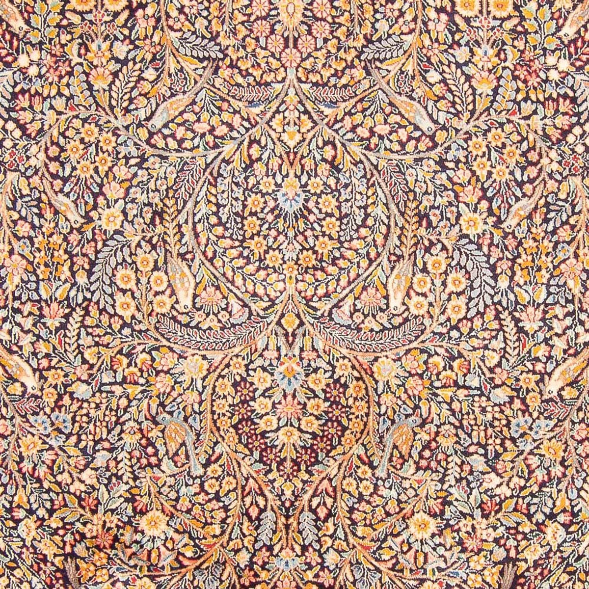 Tapis persan - Classique - 295 x 195 cm - bleu foncé