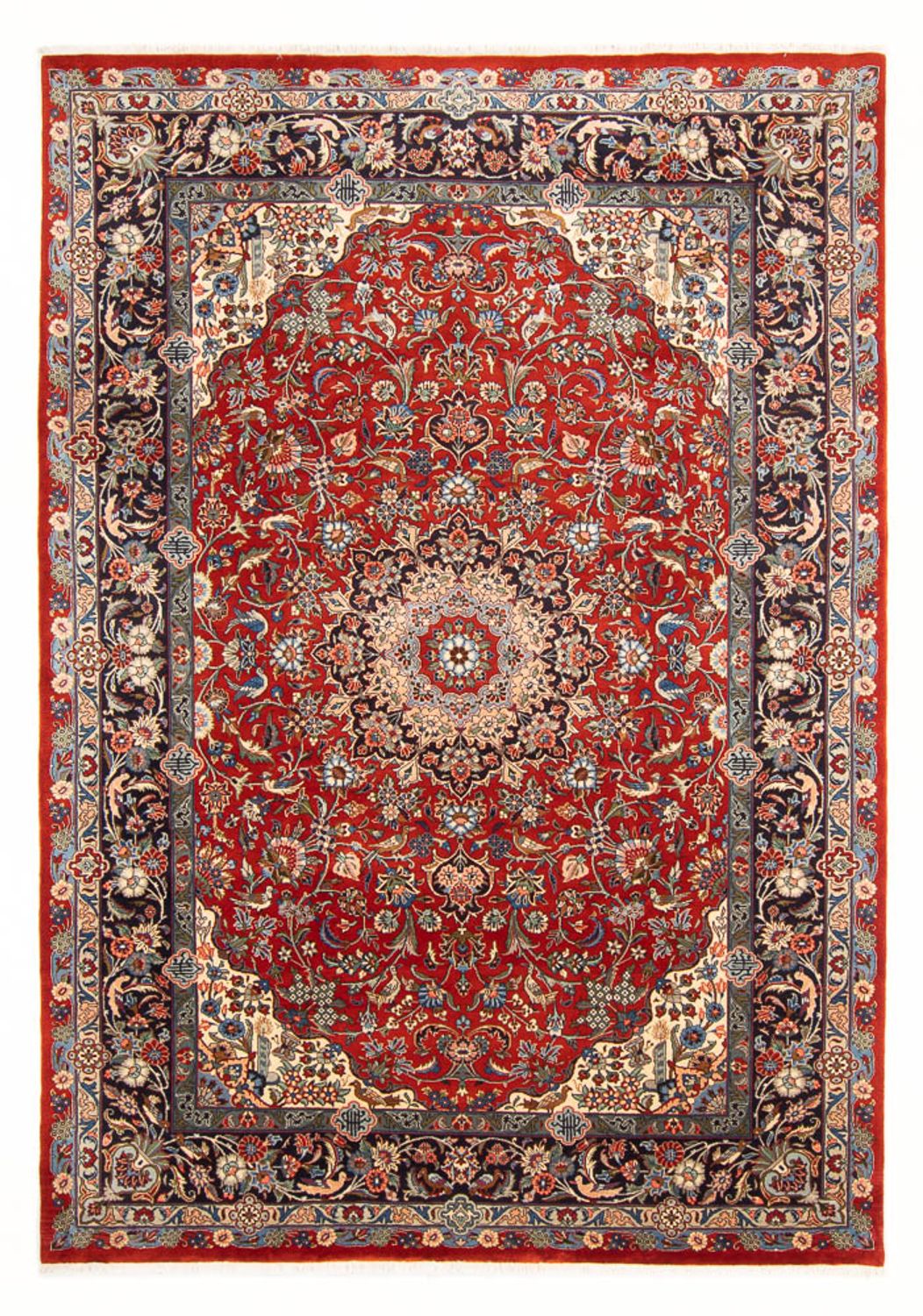 Tapis persan - Classique - 286 x 196 cm - rouge