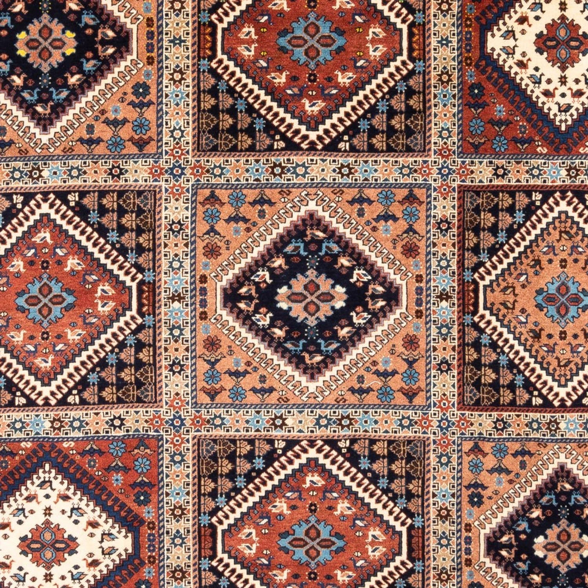 Tapis persan - Nomadic - 306 x 206 cm - rouge bordeaux