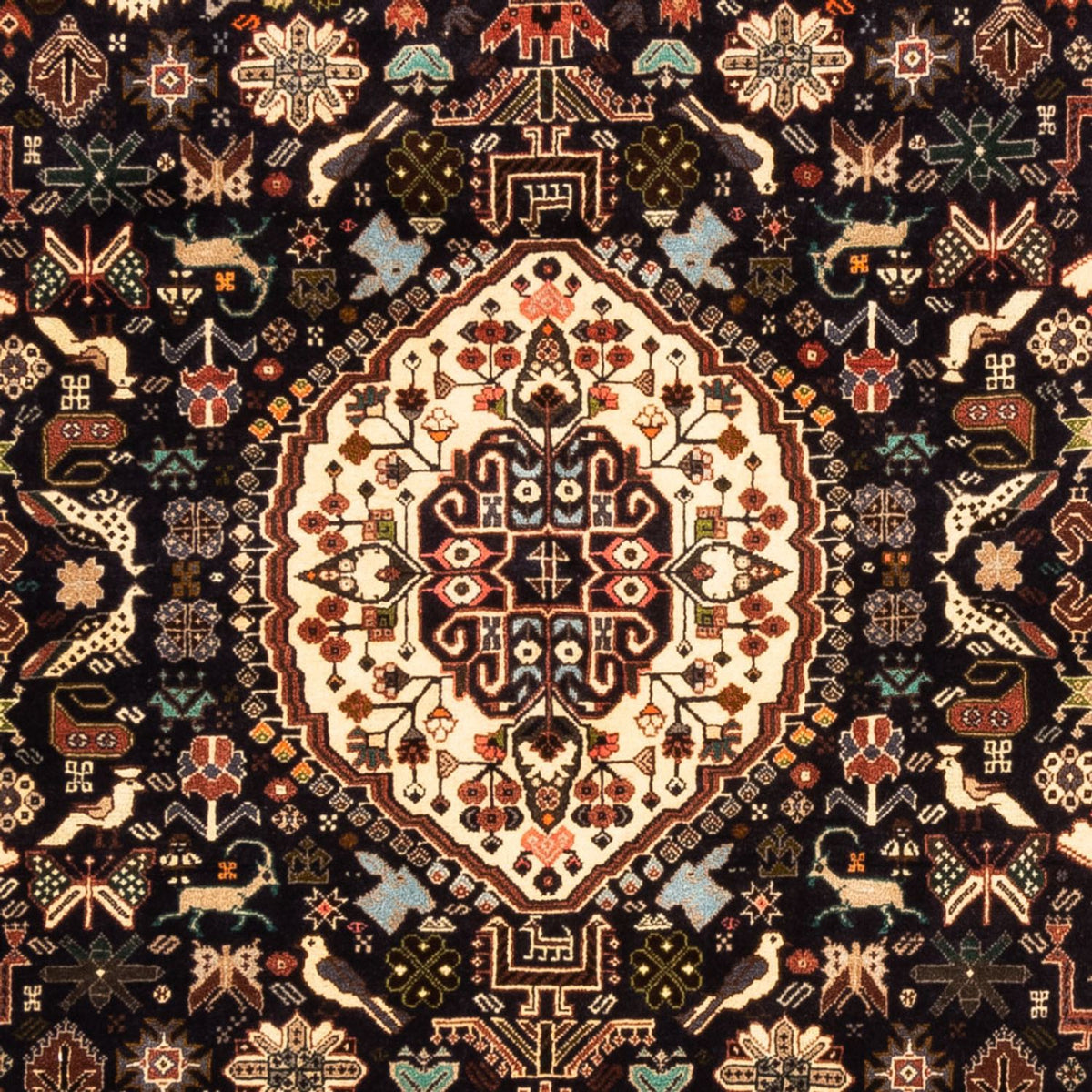 Tapis persan - Nomadic - 257 x 157 cm - bleu foncé