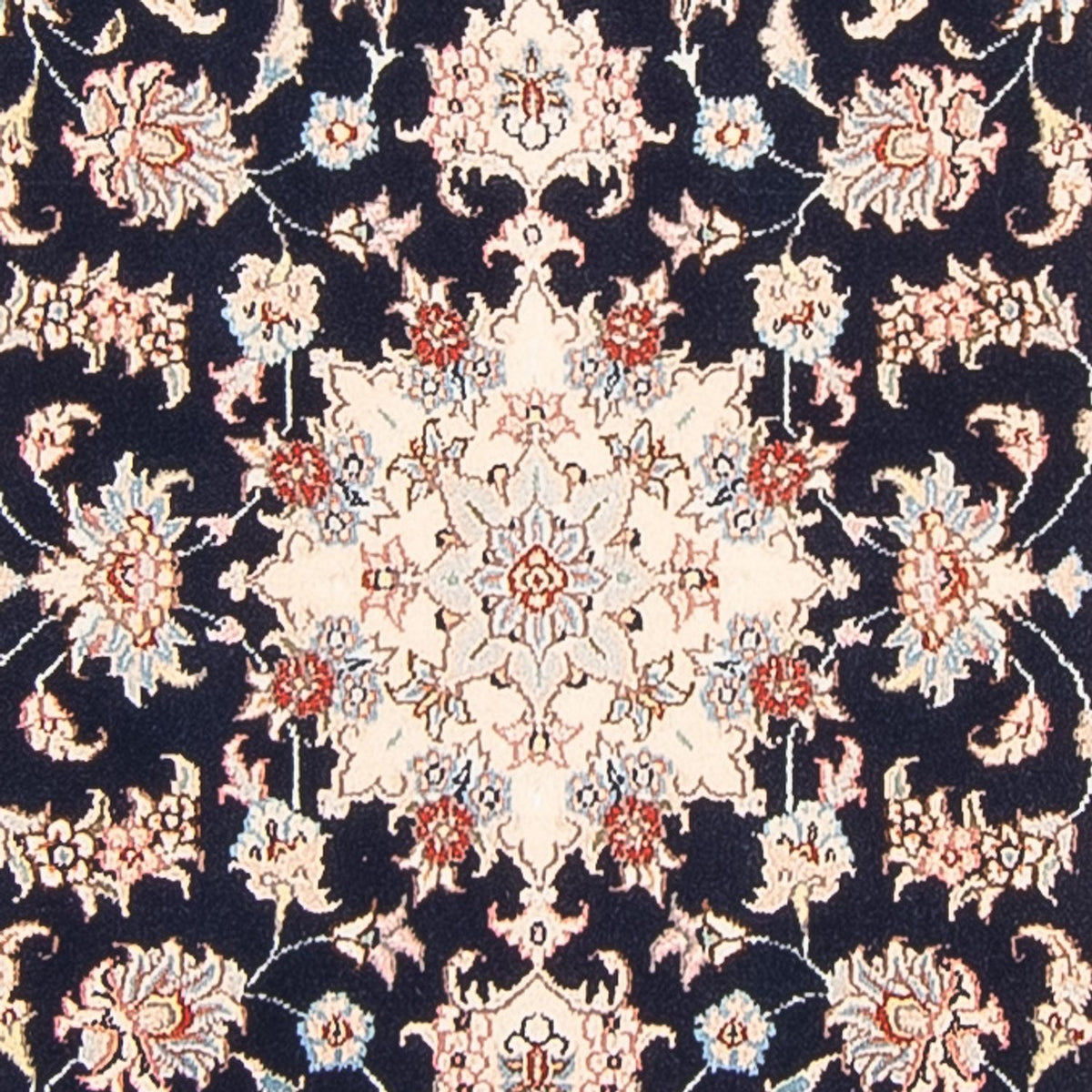 Tapis de couloir Tapis persan - Tabriz - Royal - 295 x 81 cm - bleu foncé