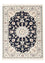 Tapis persan - Nain - Premium - 117 x 81 cm - bleu foncé