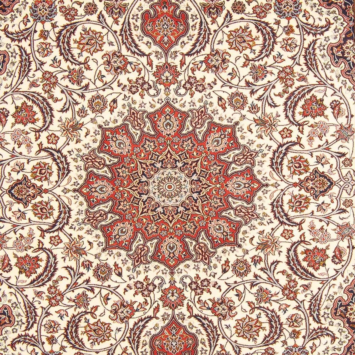 Tapis persan - Isfahan - Premium - 300 x 204 cm - crème