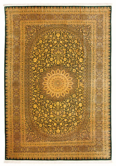 Tapis de Qom en soie Tapis 196x294cm - Tapis persan