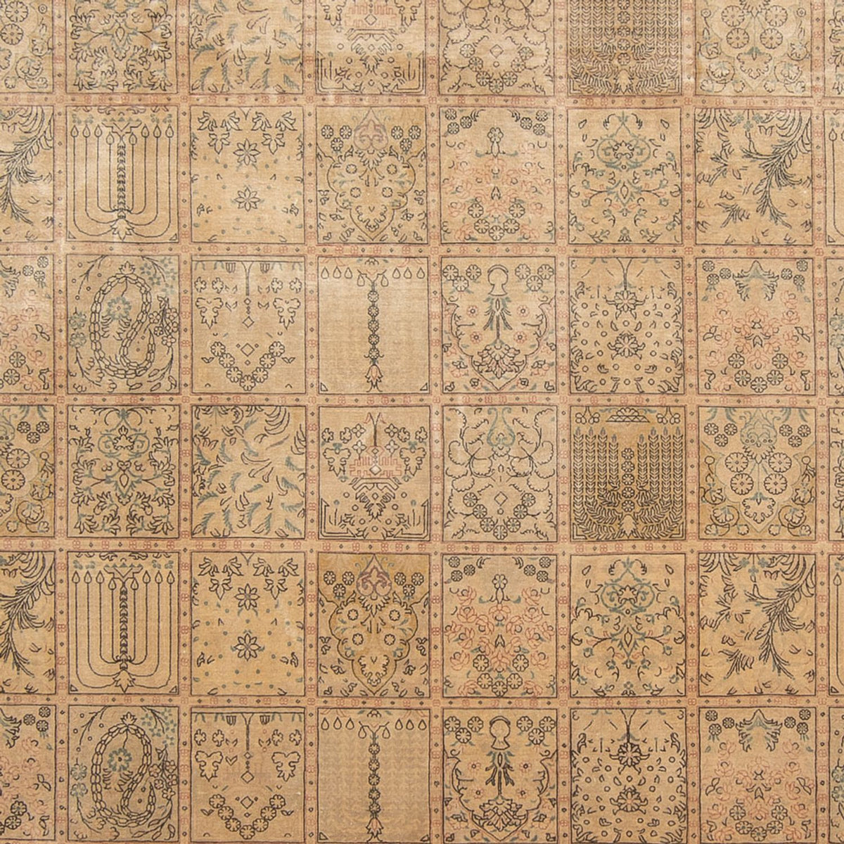 Tapis en soie - Ghom soie - Premium - 294 x 191 cm - beige foncé