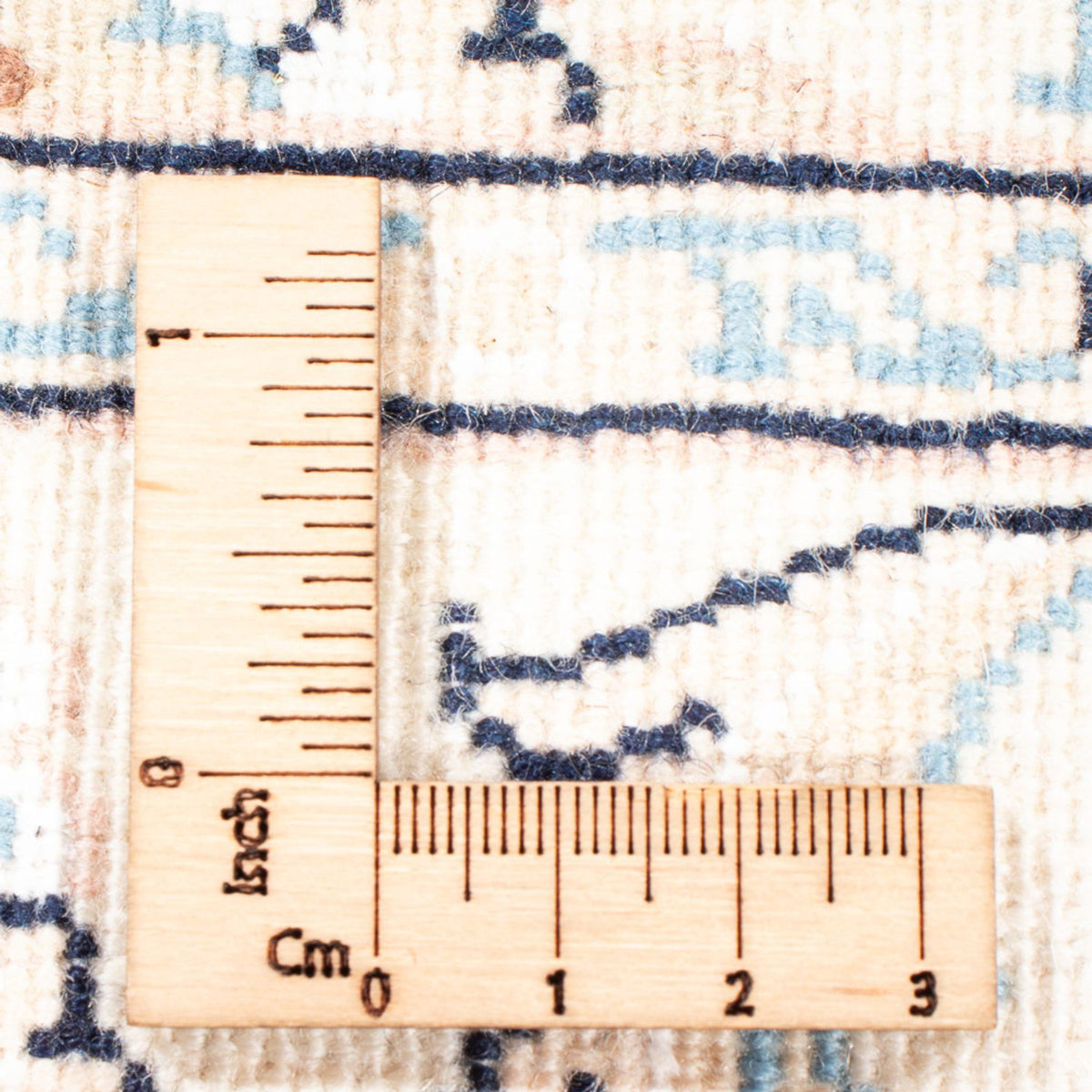 Tapis persan - Nain - Premium - 122 x 81 cm - bleu clair