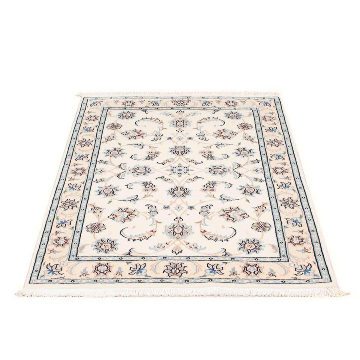 Tapis persan - Nain - Premium - 120 x 81 cm - crème
