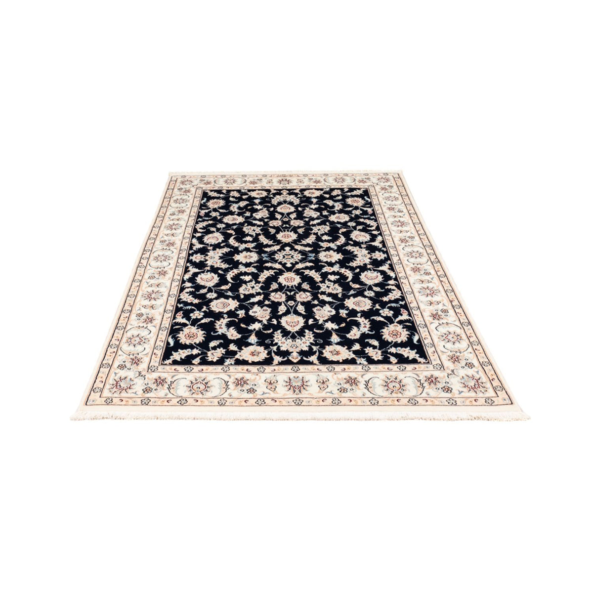 Tapis persan - Nain - Premium - 174 x 120 cm - bleu foncé