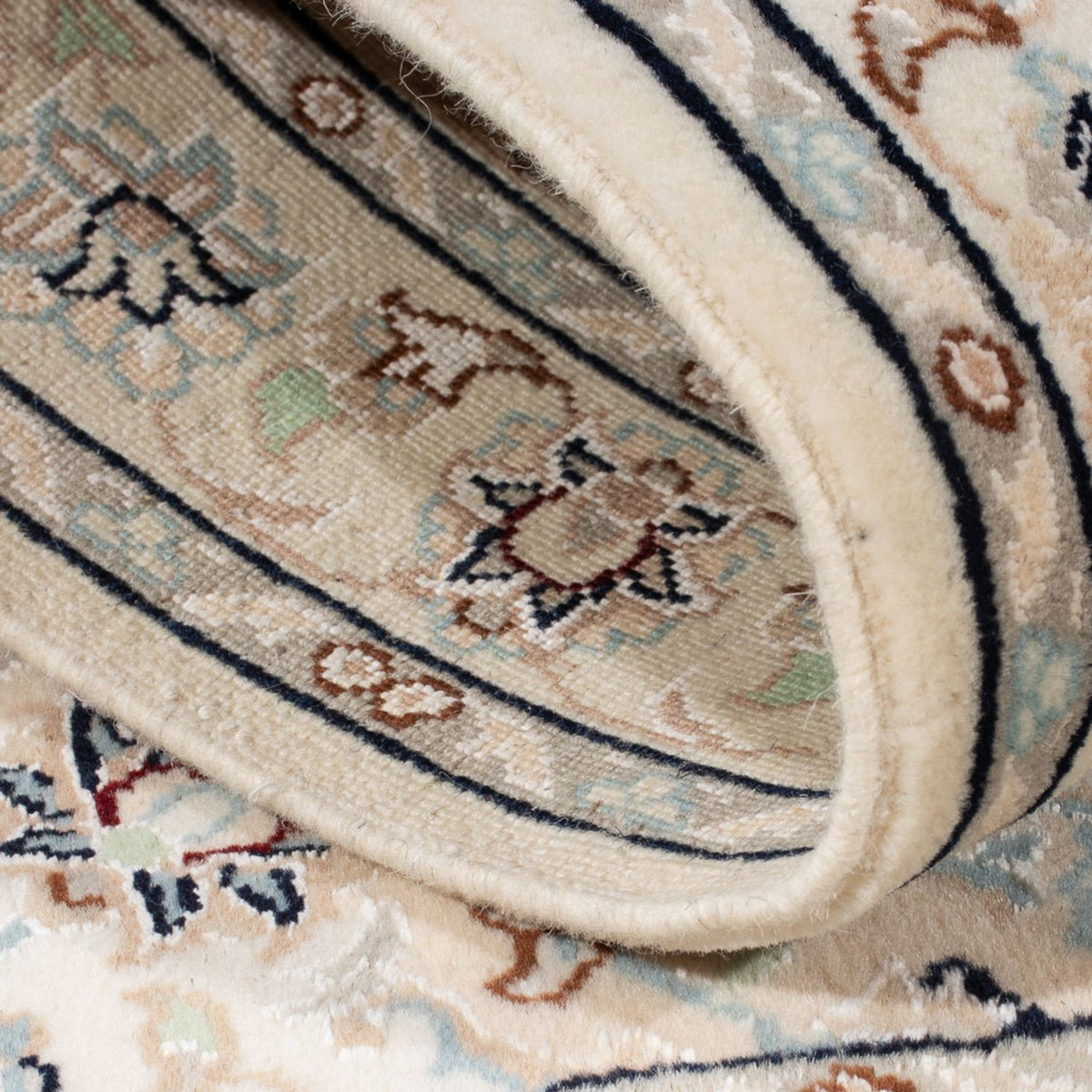 Tapis persan - Nain - Premium - 132 x 75 cm - crème