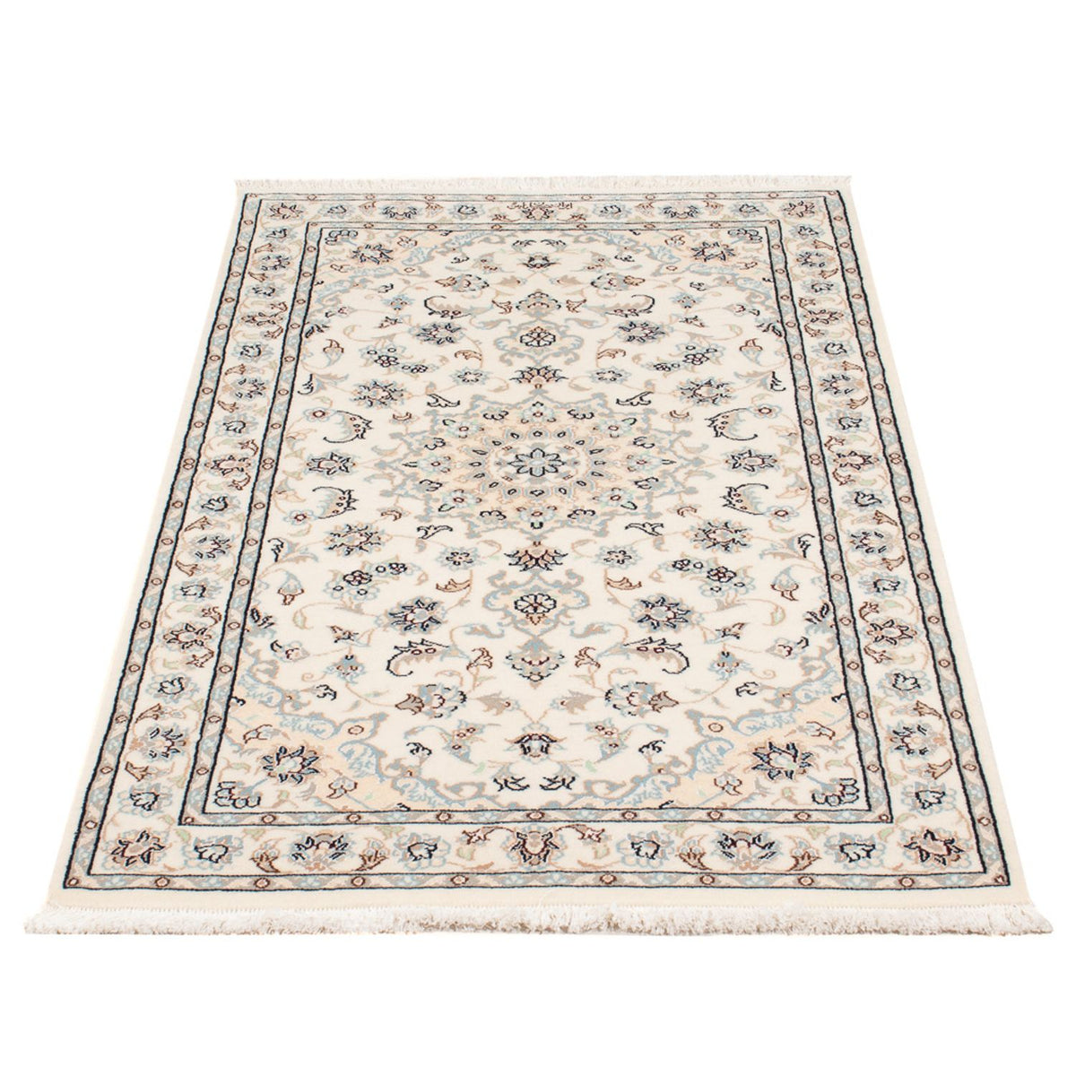 Tapis persan - Nain - Premium - 132 x 75 cm - crème
