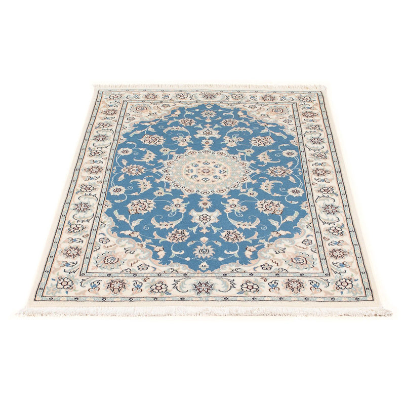 Tapis persan - Nain - Premium - 116 x 81 cm - bleu clair