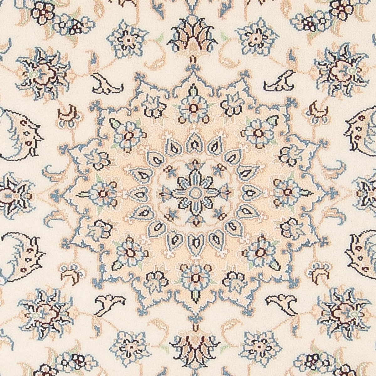 Tapis persan - Nain - Premium - 140 x 76 cm - crème