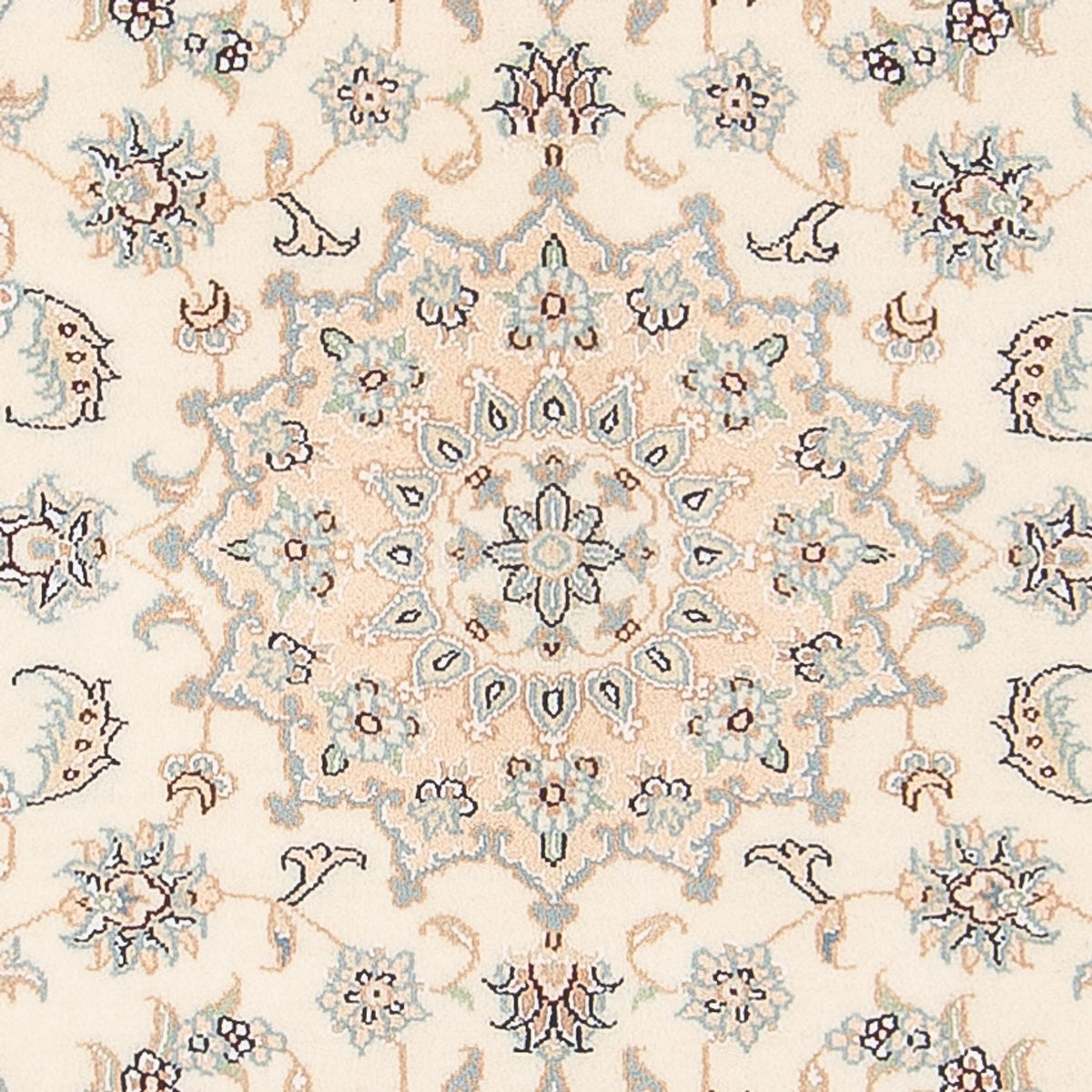 Tapis persan - Nain - Premium - 140 x 75 cm - crème