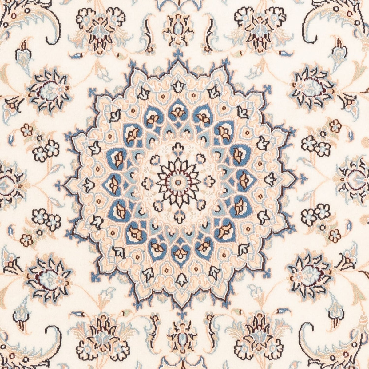 Tapis persan - Nain - Premium - 155 x 104 cm - crème