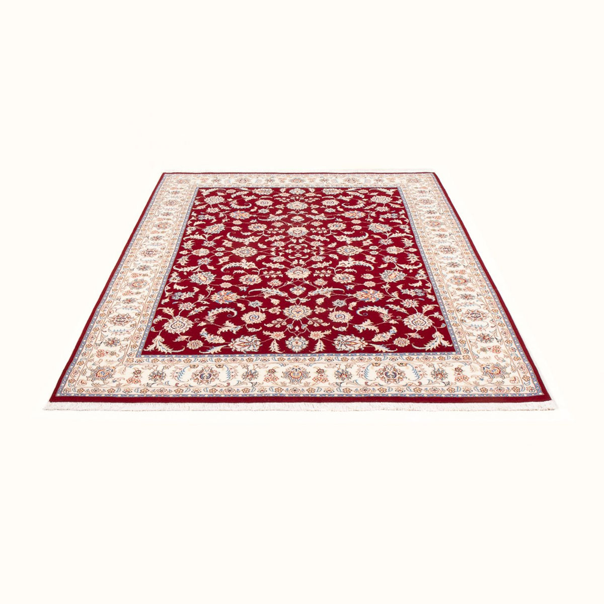 Tapis persan - Tabriz - Royal - 203 x 150 cm - rouge