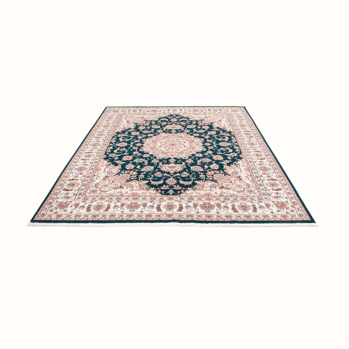 Tapis persan - Tabriz - Royal - 251 x 195 cm - vert