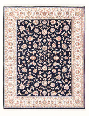 Tapis persan - Tabriz - Royal - 196 x 150 cm - bleu foncé