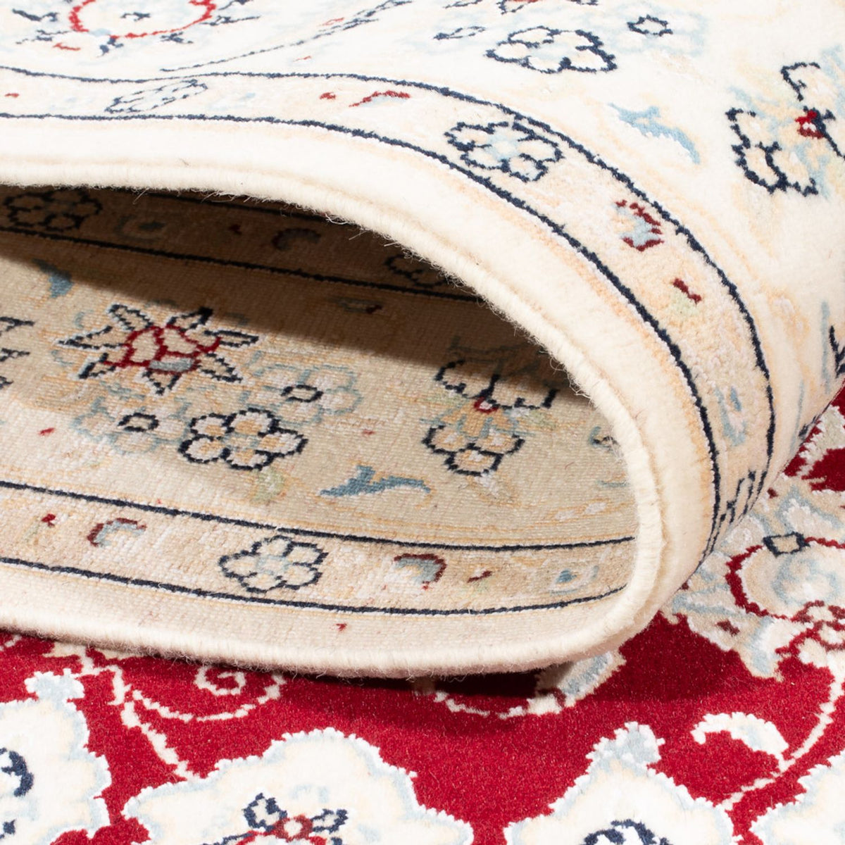 Tapis persan - Nain - Royal - 175 x 117 cm - rouge