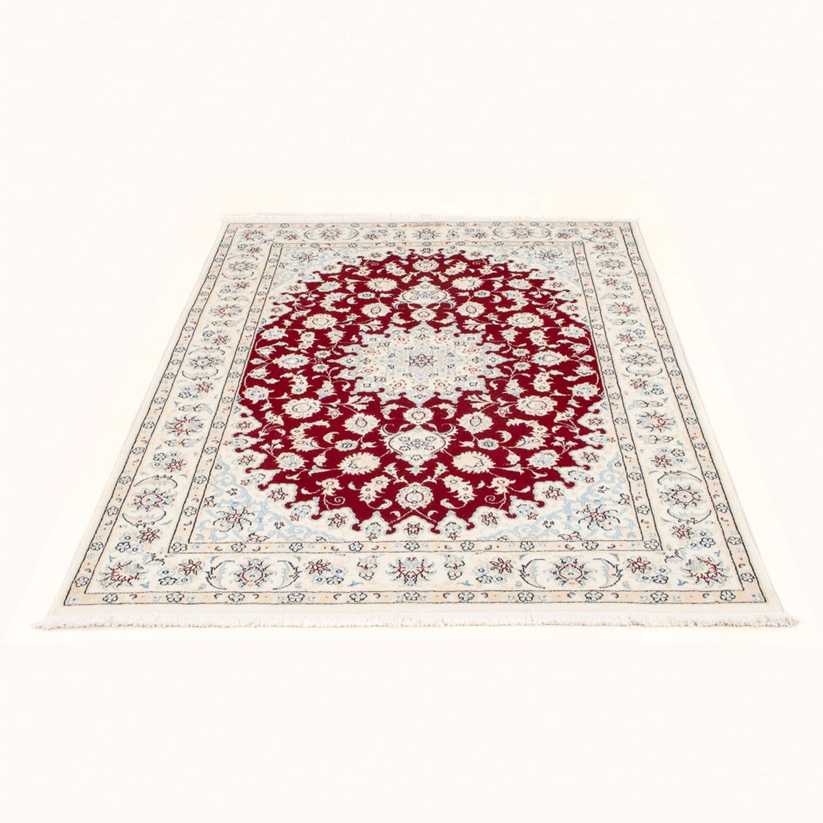Tapis persan - Nain - Royal - 175 x 117 cm - rouge