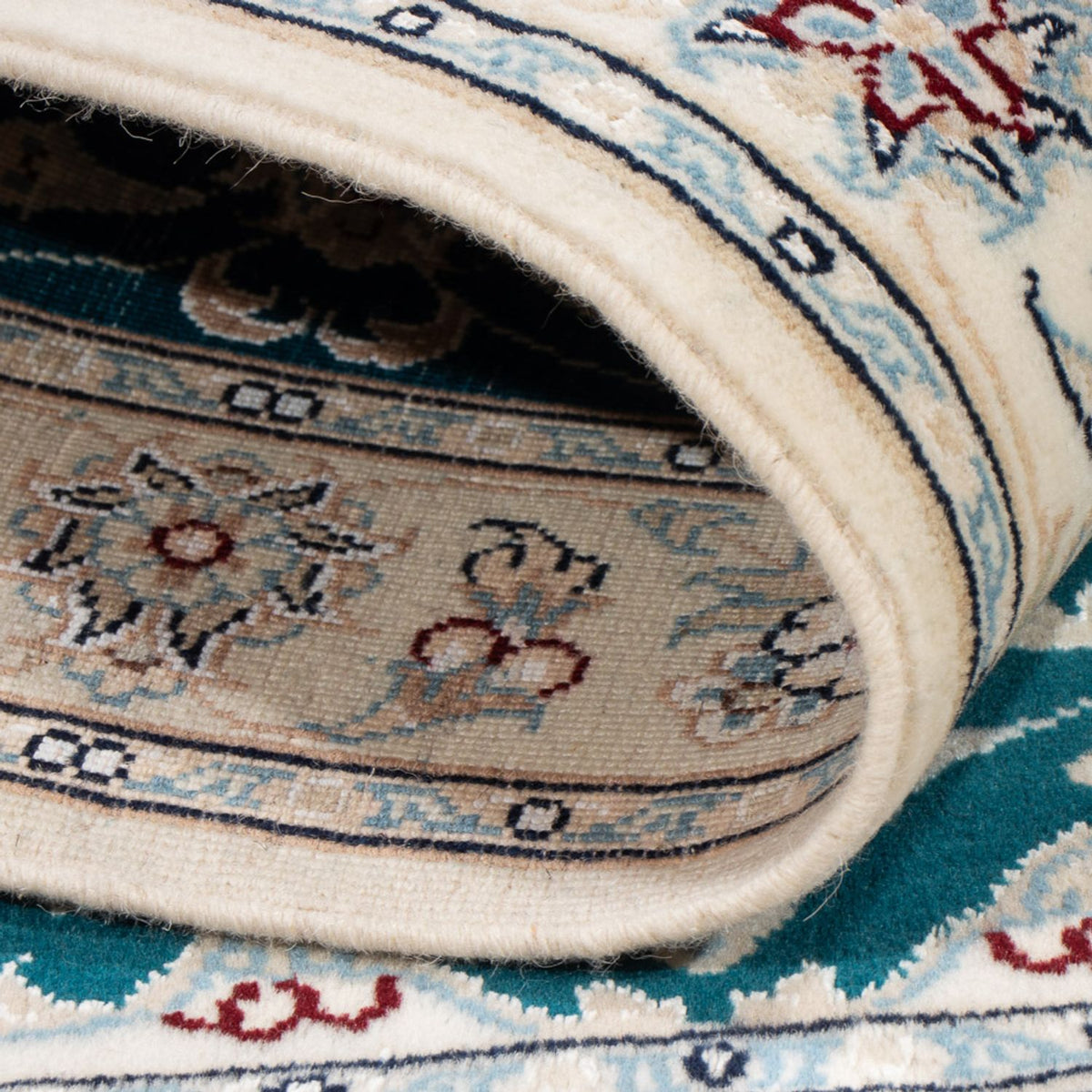 Tapis persan - Nain - Premium - 120 x 83 cm - vert