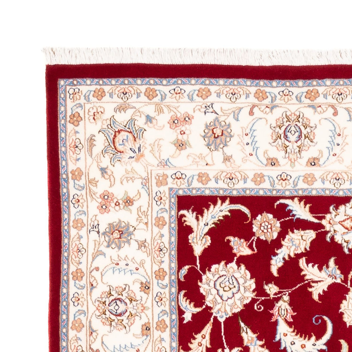 Tapis persan - Tabriz - 200 x 149 cm - rouge
