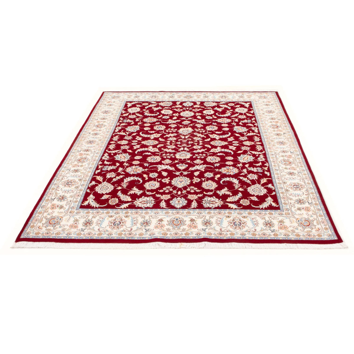 Tapis persan - Tabriz - Royal - 200 x 150 cm - rouge