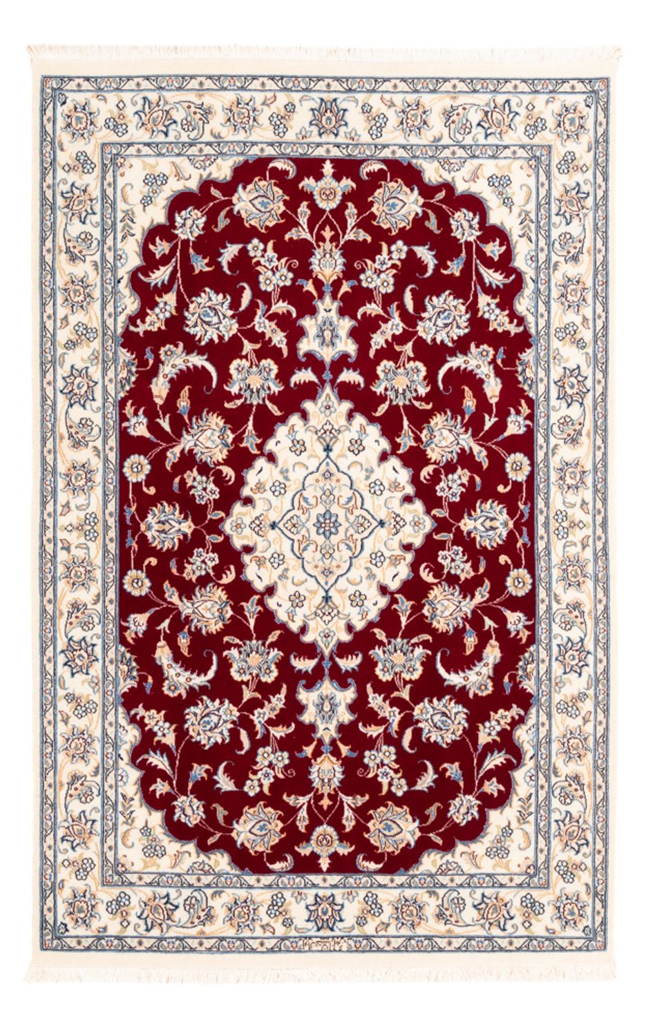 Tapis persan - Nain - Premium - 161 x 107 cm - rouge