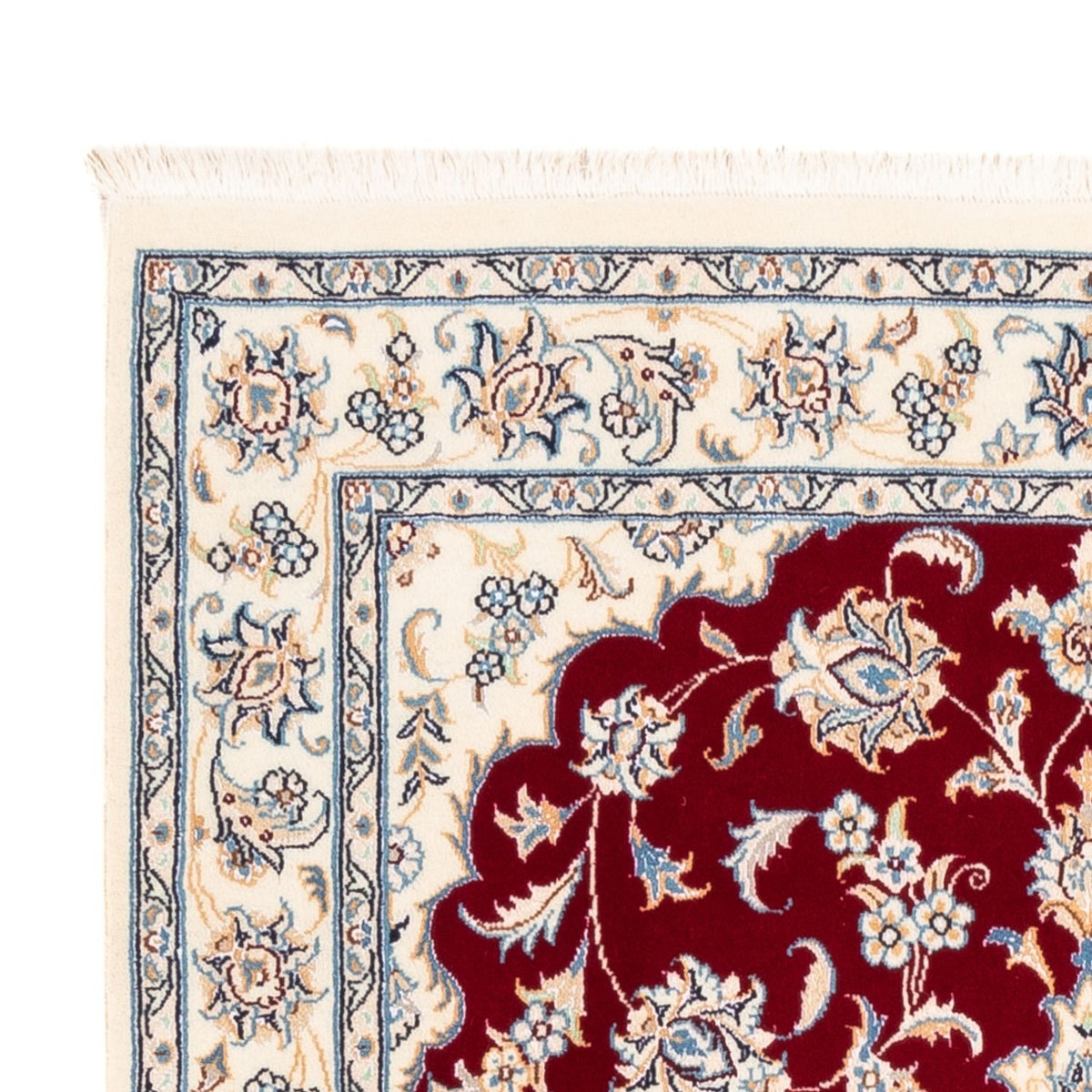 Tapis persan - Nain - Premium - 161 x 107 cm - rouge