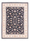 Tapis persan - Tabriz - 200 x 148 cm - bleu foncé